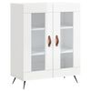vidaXL Sideboard High Gloss White 69.5x34x90 cm Engineered Wood