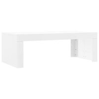 vidaXL Coffee Table High Gloss White 102x50x36 cm Engineered Wood