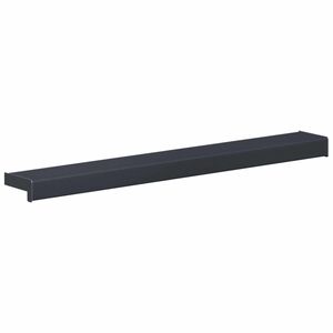 vidaXL Window Sill Anthracite with wood grain 60 x 15 x 4.5 cm PVC