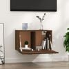 vidaXL Wall Cabinet Brown Oak 60x36.5x35 cm Engineered Wood