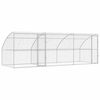vidaXL Dog Kennel 3 pcs Silver 6 x 2 x 2 m Galvanised steel