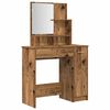 vidaXL Dressing Table Set Old Wood Engineered Wood