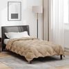 vidaXL Winter Duvet Taupe 220 x 135 cm Microfiber