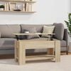 vidaXL Coffee Table Sonoma Oak 101x49x52 cm Engineered Wood