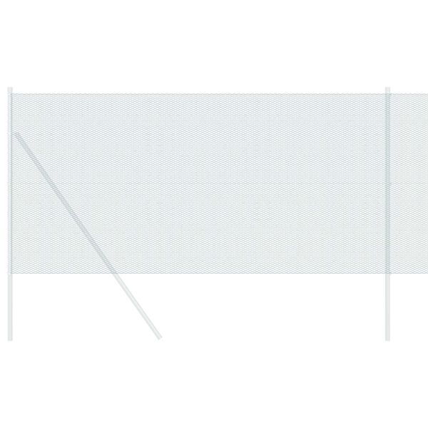 vidaXL Hexagon Fence Green 1.4 x 10 m PVC