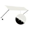 vidaXL Awning | Cream | Steel frame, 100% polyester canopy with PA coating