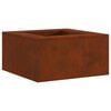 vidaXL Fire Pit Brown 60 x 60 x 30 cm Weathering Steel