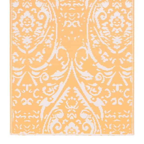 vidaXL Outdoor Carpet ARAKIL Orange and White 120x180 cm PP