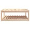 vidaXL Garden Table 121x82.5x45 cm Solid Wood Pine