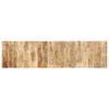 vidaXL Headboard 200 cm Solid Rough Wood Mango