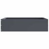 vidaXL Lawn Edging 6 pcs Anthracite 50 x 50 x 13 cm Steel