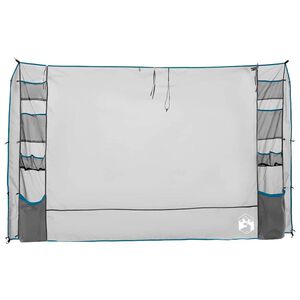 vidaXL Hanging Tent Organiser Grey and Blue 320 x 182 cm Oxford