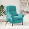 vidaXL Armchair Turquoise 76 x 94 x 102 cm Velvet