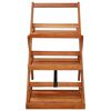 vidaXL 3-Tier Plant Stand 50x63x80 cm Solid Acacia Wood