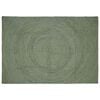vidaXL Area Rugs Olive Green 160 x 230 cm Jute