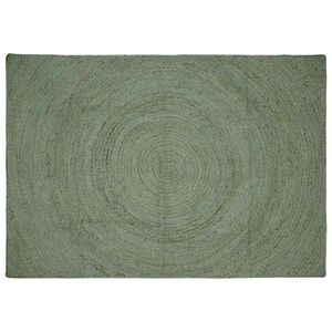 vidaXL Area Rugs Olive Green 160 x 230 cm Jute