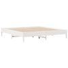 vidaXL Bed Frame without Mattress White 180x200 cm Super King Solid Wood Pine