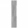 vidaXL Storage Cabinet Grey Sonoma 80x42.5x225 cm Engineered Wood