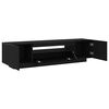 vidaXL TV Cabinet Black 160 x 35 x 40 cm Engineered Wood