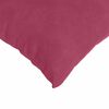 vidaXL Sofa Pillows 2 pcs Wine Red 70 x 50 cm Corduroy Fabric