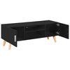 vidaXL TV Cabinet Black 120x40x46 cm MDF