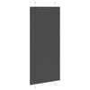 vidaXL Pleated Blind Black 85x200 cm Fabric Width 84.4 cm Polyester