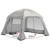 Bo-Camp Side Wall with Mosquito Mesh for Tent Air Gazebo Grey