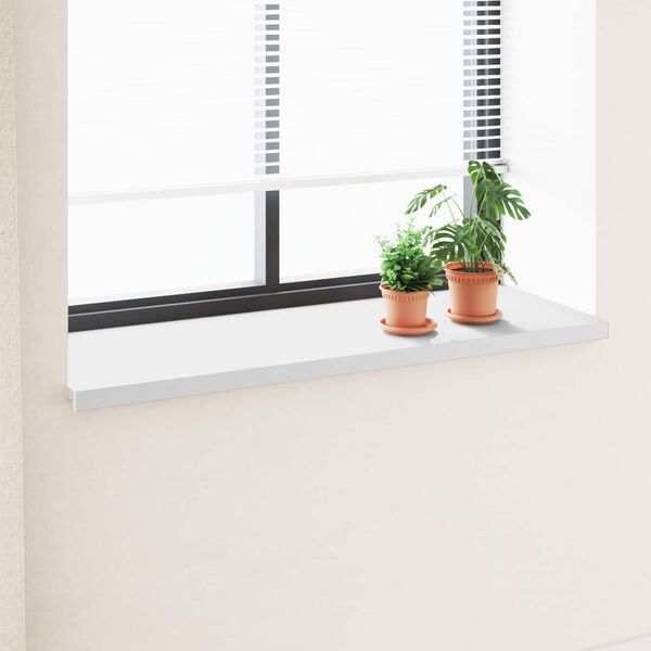 vidaXL Window Sill White 120 x 50 x 4.5 cm PVC