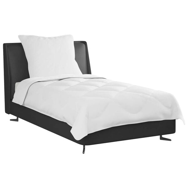 vidaXL All-Season Duvet with Pillow 2 pcs White Microfiber