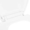 vidaXL Soft-close Toilet Seat with Quick-release Design White