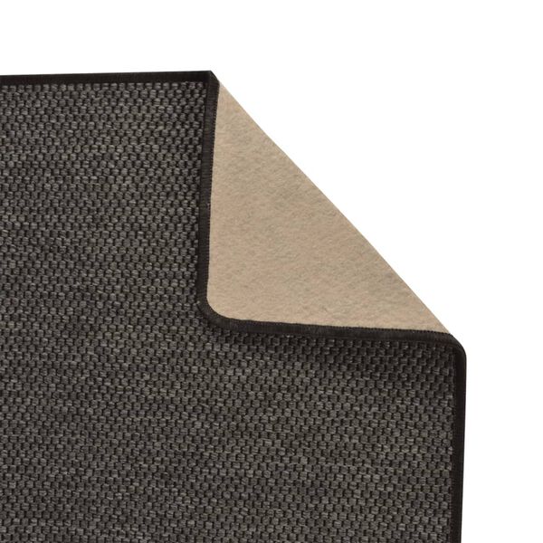 vidaXL Carpet Runner Sisal Look Anthracite 80x250 cm