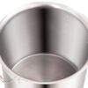 vidaXL 2 Piece Stock Pot Set 71/36 L Stainless Steel