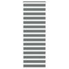 vidaXL Zebra Blind Dark Grey 75x200 cm Fabric Width 70.9 cm Polyester