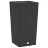 vidaXL Planter with Removable Inner Anthracite 21 / 49 L PP Rattan