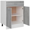 vidaXL Drawer Bottom Cabinet Lyon Grey Sonoma 60x46x81.5 cm Engineered Wood