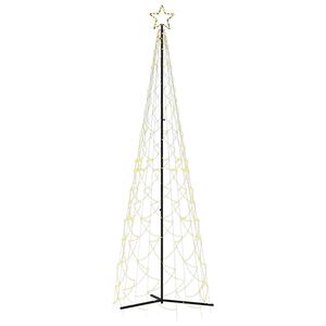 vidaXL Christmas Cone Tree Warm White 500 LEDs 100x300 cm