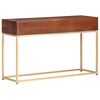vidaXL Console Table 122x36x75 cm Solid Mango Wood