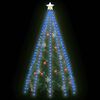 vidaXL Christmas Tree Net Lights with 300 LEDs Blue 300 cm