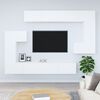 vidaXL Wall-mounted TV Cabinet White Engineered Wood