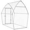 vidaXL Chicken Cage Silver 200x105x182 cm Galvanised Steel