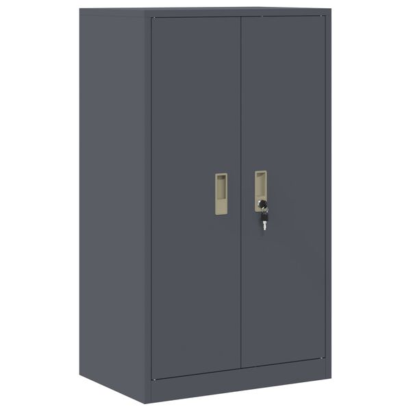 vidaXL Storage Cabinet Anthracite 60 x 40 x 105 cm Cold-Rolled Steel
