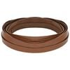 vidaXL Leather Strap 1 Brown 500 x 1.5 cm Leather