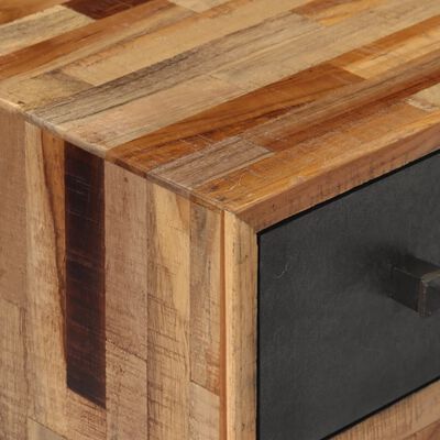 vidaXL Bedside Cabinet 47x31.5x60 cm Solid Wood Teak