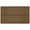 vidaXL Wall Headboard Honey Brown 185x3x110 cm Solid Wood Pine