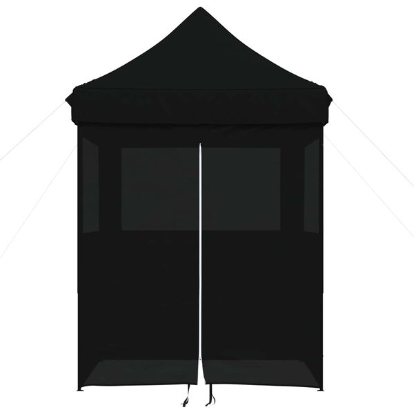 vidaXL Party Tent Folding Black 200 x 200 x 306 cm Oxford Fabric