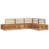 vidaXL 5 pcs Outdoor Sofa Set Solid Acacia Wood Natural
