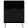 vidaXL Sideboard Black 60x30x72 cm Engineered Wood