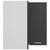 vidaXL Hanging Corner Cabinet Lyon Grey 57x57x60 cm Engineered Wood
