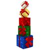 vidaXL Gift Box Christmas Decoration 5 pcs 125 LEDs Warm White