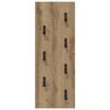 vidaXL Wall-Mounted Coat Rack Artisan Oak 30 x 1.5 x 80 cm